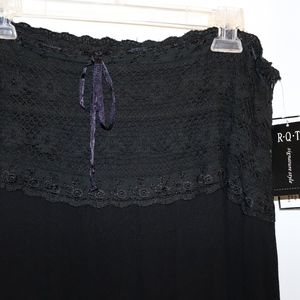 Black Marrakesh Express Long Skirt